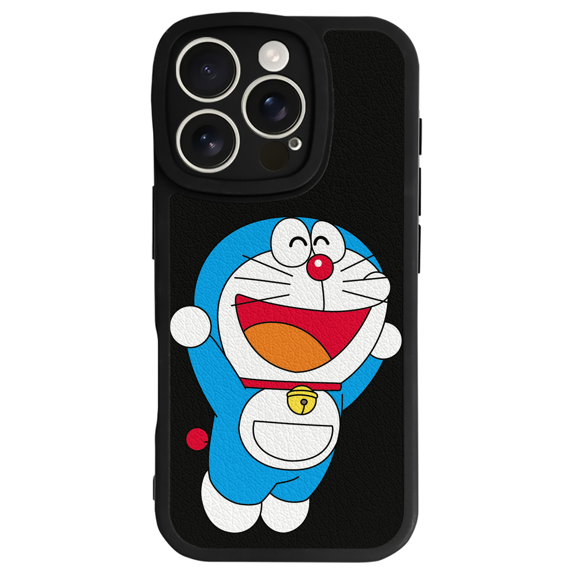 （画像用） ドラえもん Doraemon 【iPhone 16シリーズ対応】シリコンスマホケース（レザー調） 材質：シリコン